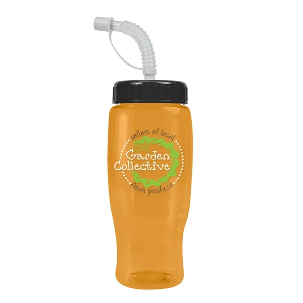 Garyline® Poly+ Recycled Bottle with Straw Lid - 27 oz.... from ASI 40480 Koozie Group