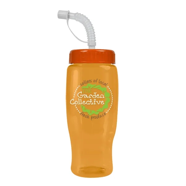 Garyline® Poly+ Recycled Bottle with Straw Lid - 27 oz.... from ASI 40480 Koozie Group