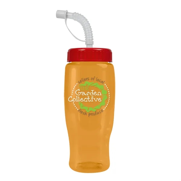 Garyline® Poly+ Recycled Bottle with Straw Lid - 27 oz.... from ASI 40480 Koozie Group