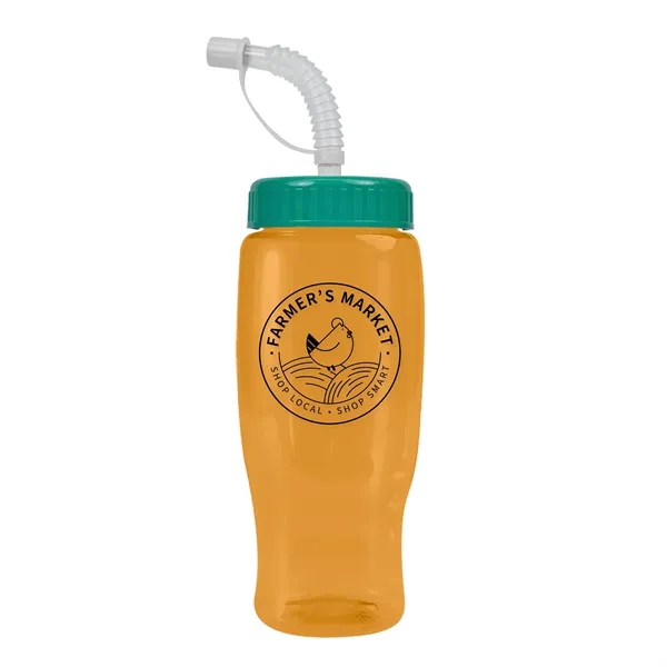 Garyline® Poly+ Recycled Bottle with Straw Lid - 27 oz.... from ASI 40480 Koozie Group