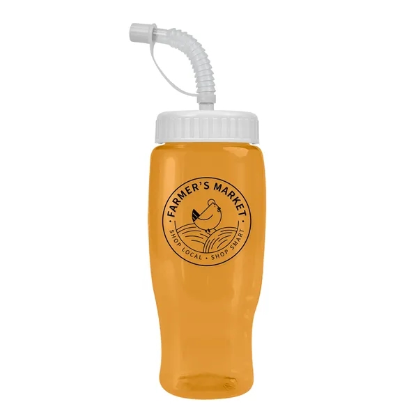 Garyline® Poly+ Recycled Bottle with Straw Lid - 27 oz.... from ASI 40480 Koozie Group