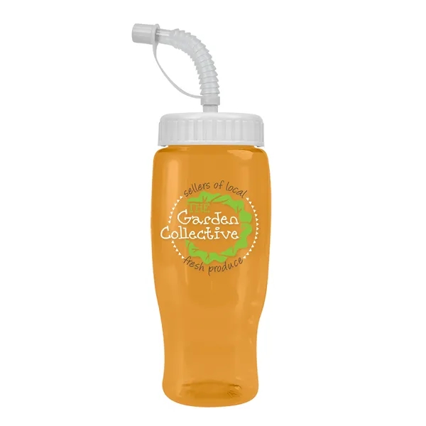 Garyline® Poly+ Recycled Bottle with Straw Lid - 27 oz.... from ASI 40480 Koozie Group
