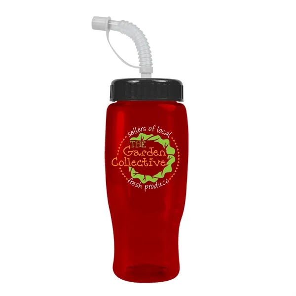 Garyline® Poly+ Recycled Bottle with Straw Lid - 27 oz.... from ASI 40480 Koozie Group