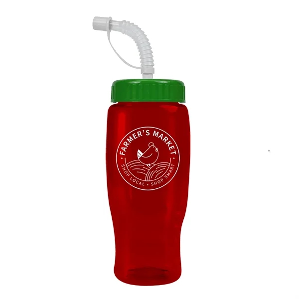 Garyline® Poly+ Recycled Bottle with Straw Lid - 27 oz.... from ASI 40480 Koozie Group