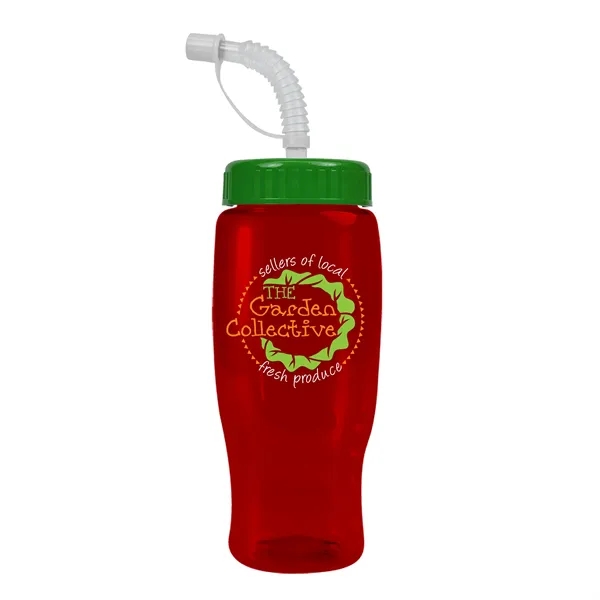 Garyline® Poly+ Recycled Bottle with Straw Lid - 27 oz.... from ASI 40480 Koozie Group