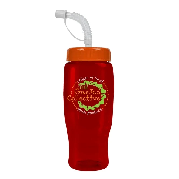 Garyline® Poly+ Recycled Bottle with Straw Lid - 27 oz.... from ASI 40480 Koozie Group