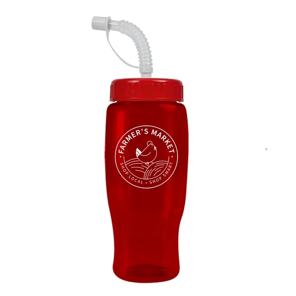 Garyline® Poly+ Recycled Bottle with Straw Lid - 27 oz.... from ASI 40480 Koozie Group