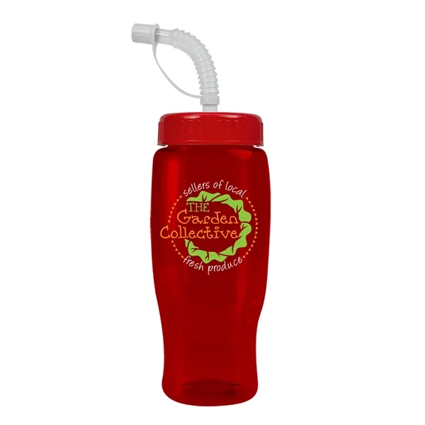 Garyline® Poly+ Recycled Bottle with Straw Lid - 27 oz.... from ASI 40480 Koozie Group