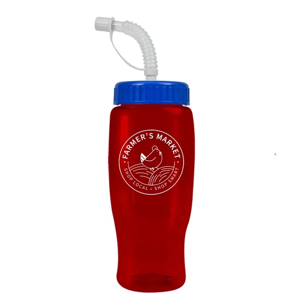 Garyline® Poly+ Recycled Bottle with Straw Lid - 27 oz.... from ASI 40480 Koozie Group