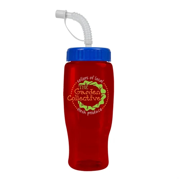 Garyline® Poly+ Recycled Bottle with Straw Lid - 27 oz.... from ASI 40480 Koozie Group