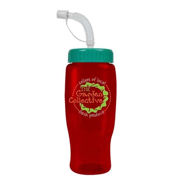 Garyline® Poly+ Recycled Bottle with Straw Lid - 27 oz.... from ASI 40480 Koozie Group