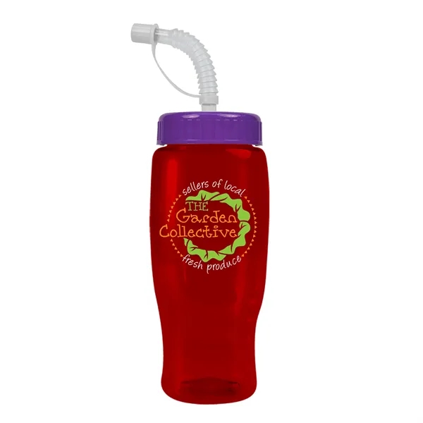 Garyline® Poly+ Recycled Bottle with Straw Lid - 27 oz.... from ASI 40480 Koozie Group