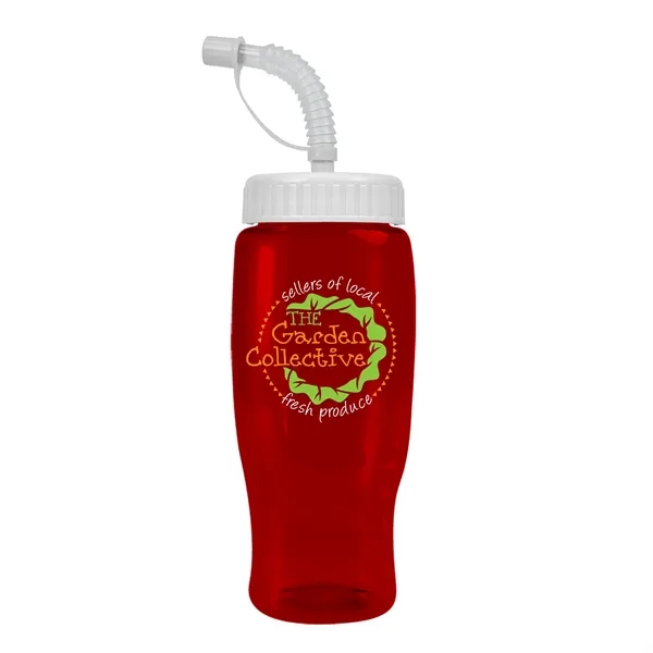 Garyline® Poly+ Recycled Bottle with Straw Lid - 27 oz.... from ASI 40480 Koozie Group