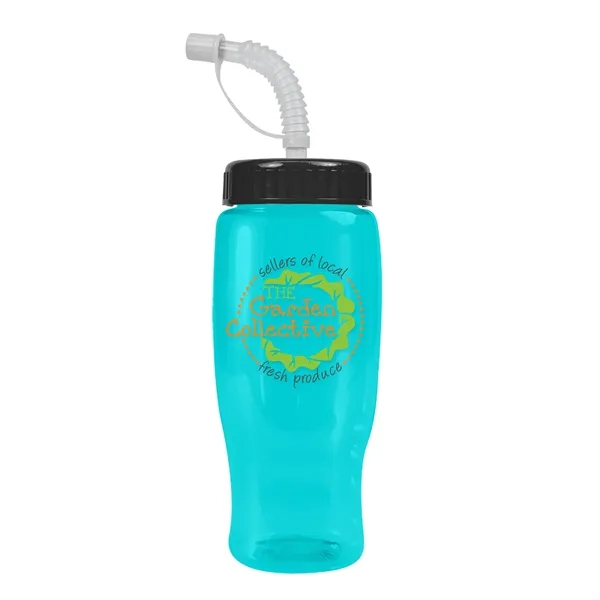 Garyline® Poly+ Recycled Bottle with Straw Lid - 27 oz.... from ASI 40480 Koozie Group
