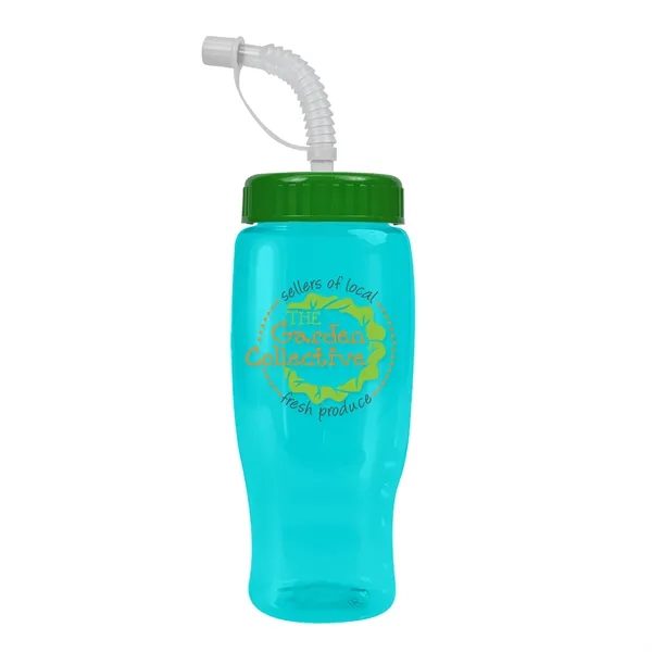 Garyline® Poly+ Recycled Bottle with Straw Lid - 27 oz.... from ASI 40480 Koozie Group