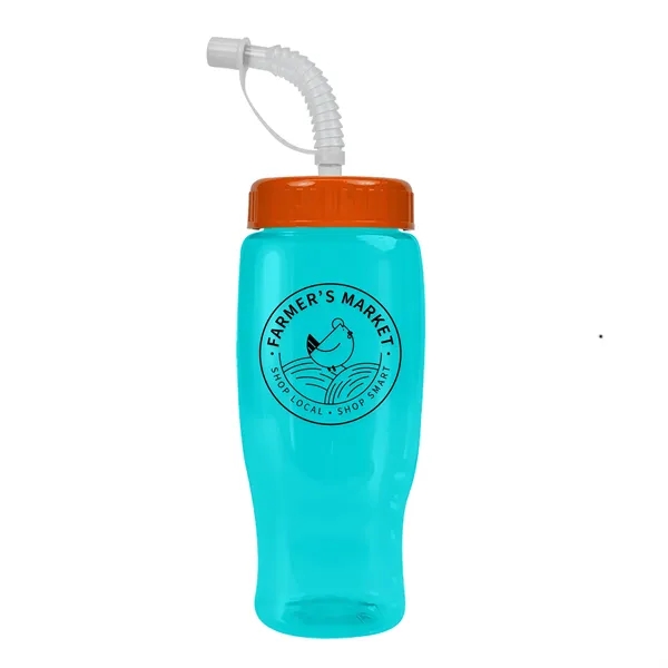 Garyline® Poly+ Recycled Bottle with Straw Lid - 27 oz.... from ASI 40480 Koozie Group
