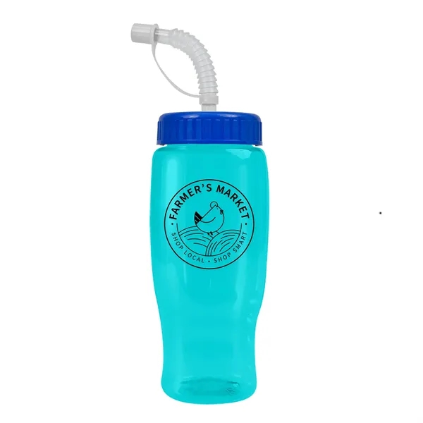 Garyline® Poly+ Recycled Bottle with Straw Lid - 27 oz.... from ASI 40480 Koozie Group