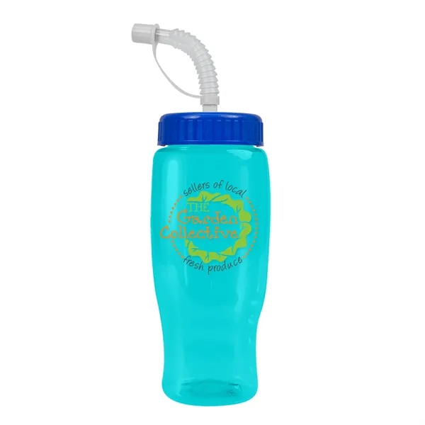 Garyline® Poly+ Recycled Bottle with Straw Lid - 27 oz.... from ASI 40480 Koozie Group