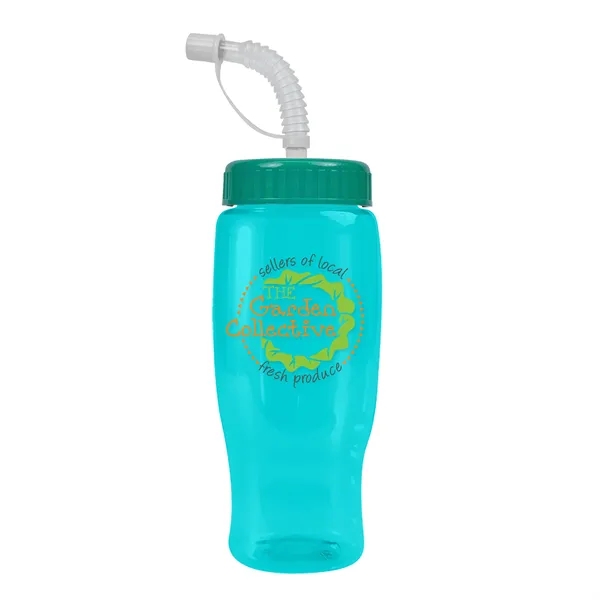 Garyline® Poly+ Recycled Bottle with Straw Lid - 27 oz.... from ASI 40480 Koozie Group