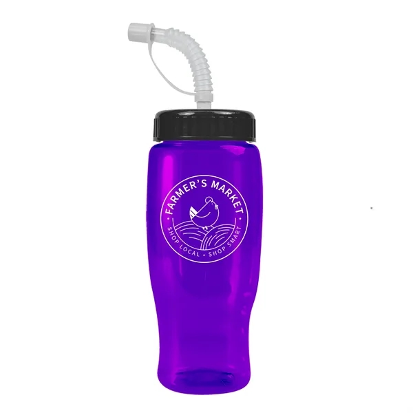 Garyline® Poly+ Recycled Bottle with Straw Lid - 27 oz.... from ASI 40480 Koozie Group