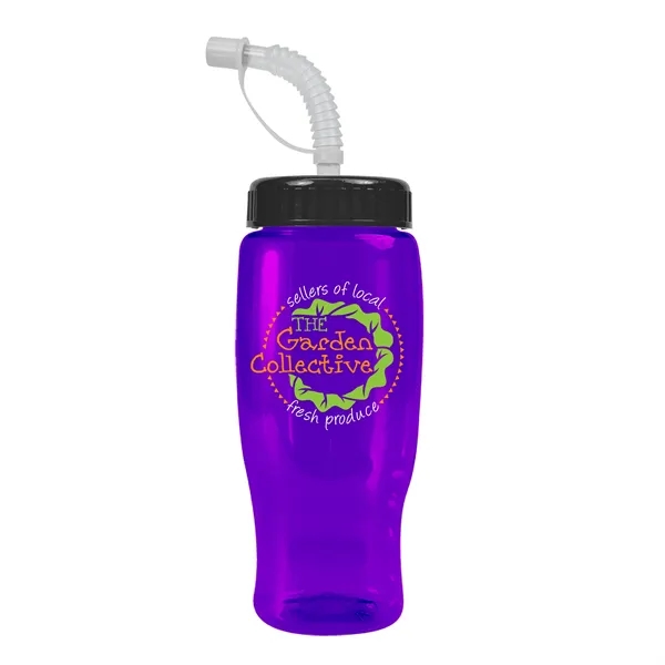 Garyline® Poly+ Recycled Bottle with Straw Lid - 27 oz.... from ASI 40480 Koozie Group
