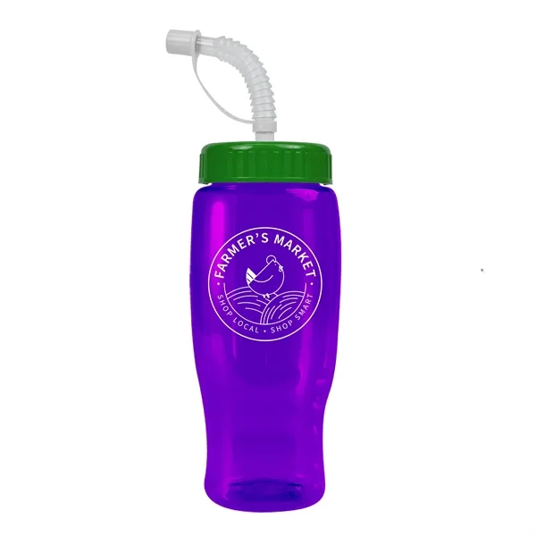 Garyline® Poly+ Recycled Bottle with Straw Lid - 27 oz.... from ASI 40480 Koozie Group