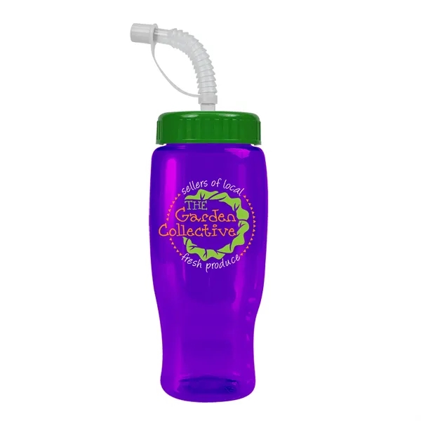 Garyline® Poly+ Recycled Bottle with Straw Lid - 27 oz.... from ASI 40480 Koozie Group