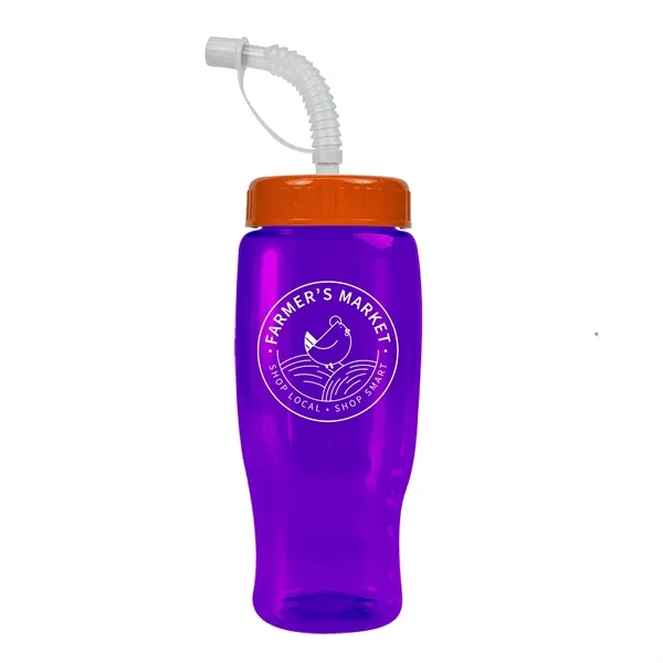 Garyline® Poly+ Recycled Bottle with Straw Lid - 27 oz.... from ASI 40480 Koozie Group