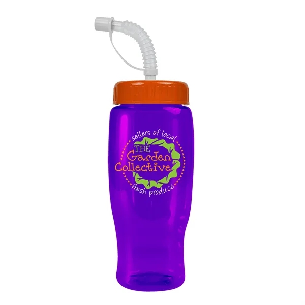 Garyline® Poly+ Recycled Bottle with Straw Lid - 27 oz.... from ASI 40480 Koozie Group
