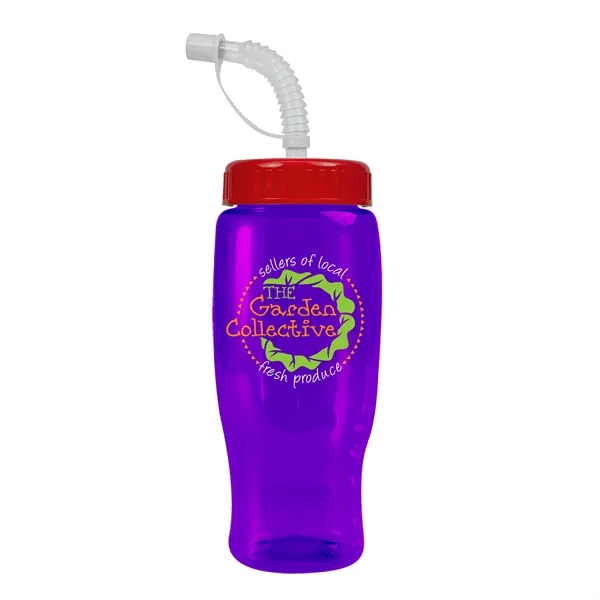 Garyline® Poly+ Recycled Bottle with Straw Lid - 27 oz.... from ASI 40480 Koozie Group