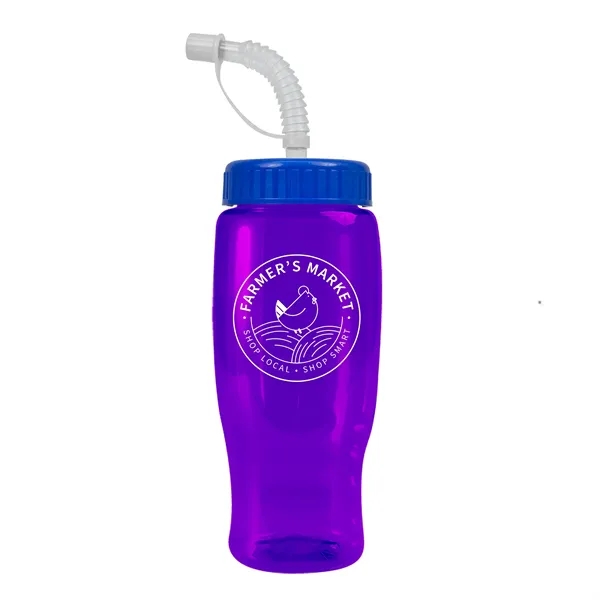 Garyline® Poly+ Recycled Bottle with Straw Lid - 27 oz.... from ASI 40480 Koozie Group
