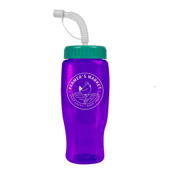 Garyline® Poly+ Recycled Bottle with Straw Lid - 27 oz.... from ASI 40480 Koozie Group