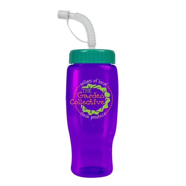 Garyline® Poly+ Recycled Bottle with Straw Lid - 27 oz.... from ASI 40480 Koozie Group