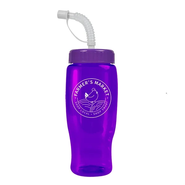 Garyline® Poly+ Recycled Bottle with Straw Lid - 27 oz.... from ASI 40480 Koozie Group