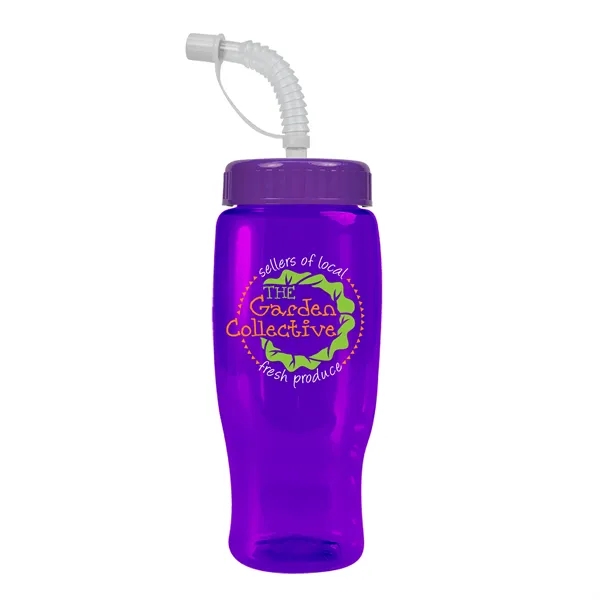 Garyline® Poly+ Recycled Bottle with Straw Lid - 27 oz.... from ASI 40480 Koozie Group