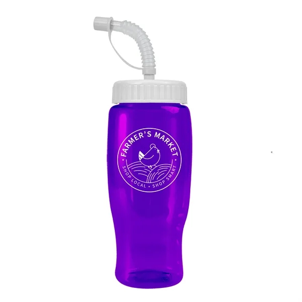 Garyline® Poly+ Recycled Bottle with Straw Lid - 27 oz.... from ASI 40480 Koozie Group