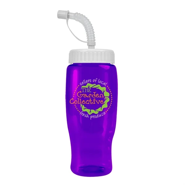 Garyline® Poly+ Recycled Bottle with Straw Lid - 27 oz.... from ASI 40480 Koozie Group