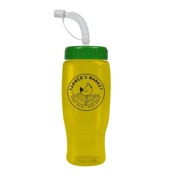 Garyline® Poly+ Recycled Bottle with Straw Lid - 27 oz.... from ASI 40480 Koozie Group