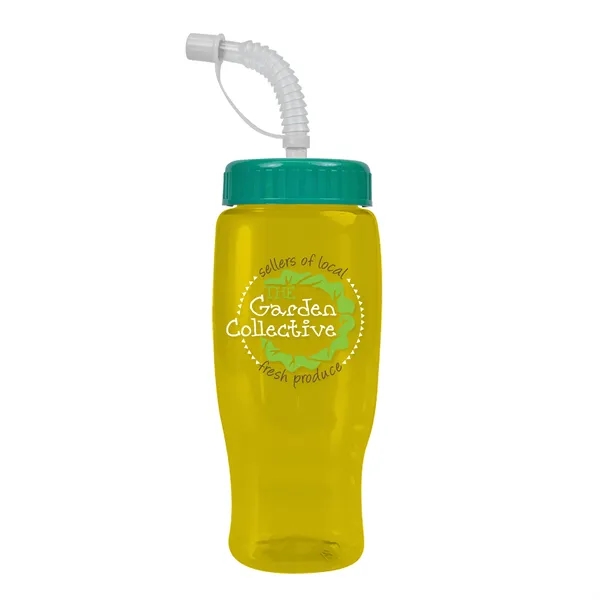 Garyline® Poly+ Recycled Bottle with Straw Lid - 27 oz.... from ASI 40480 Koozie Group