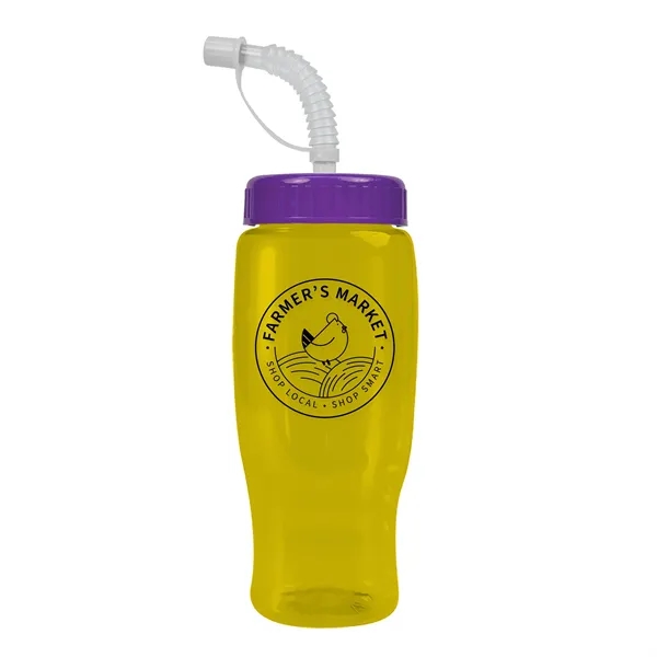 Garyline® Poly+ Recycled Bottle with Straw Lid - 27 oz.... from ASI 40480 Koozie Group