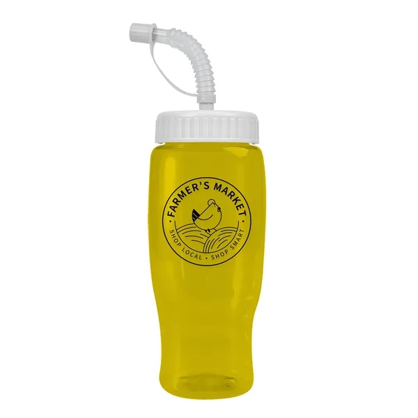 Garyline® Poly+ Recycled Bottle with Straw Lid - 27 oz.... from ASI 40480 Koozie Group