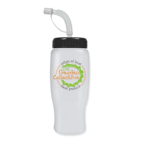 Garyline® Poly+ Recycled Bottle with Straw Lid - 27 oz.... from ASI 40480 Koozie Group