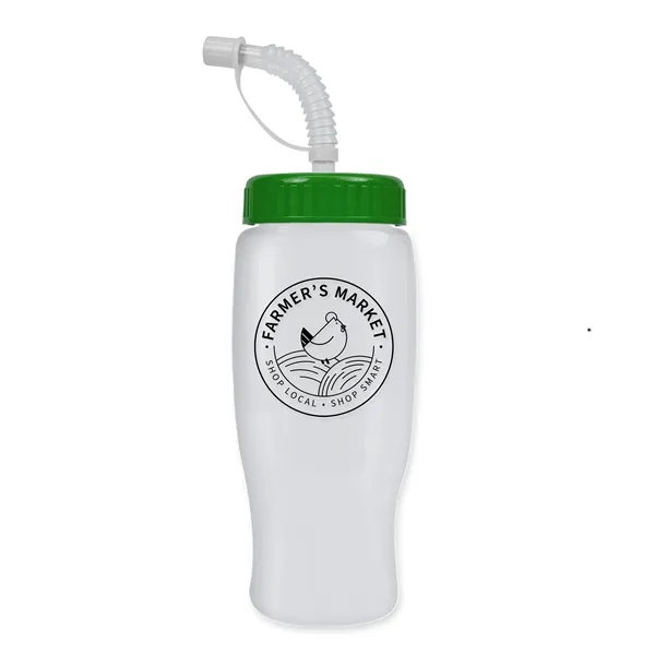 Garyline® Poly+ Recycled Bottle with Straw Lid - 27 oz.... from ASI 40480 Koozie Group