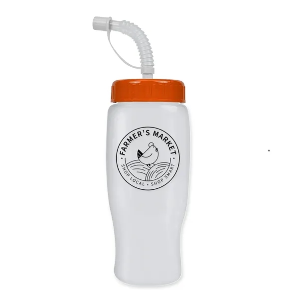 Garyline® Poly+ Recycled Bottle with Straw Lid - 27 oz.... from ASI 40480 Koozie Group