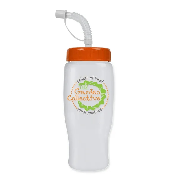 Garyline® Poly+ Recycled Bottle with Straw Lid - 27 oz.... from ASI 40480 Koozie Group