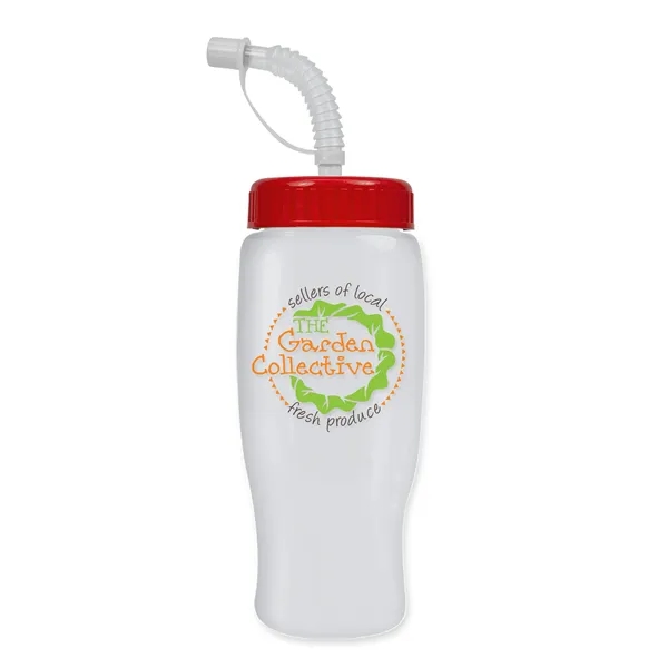 Garyline® Poly+ Recycled Bottle with Straw Lid - 27 oz.... from ASI 40480 Koozie Group