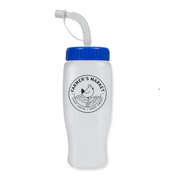 Garyline® Poly+ Recycled Bottle with Straw Lid - 27 oz.... from ASI 40480 Koozie Group