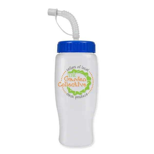 Garyline® Poly+ Recycled Bottle with Straw Lid - 27 oz.... from ASI 40480 Koozie Group