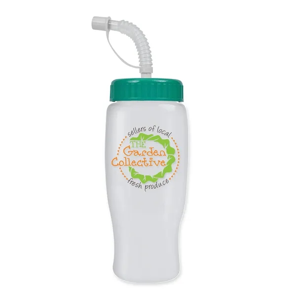 Garyline® Poly+ Recycled Bottle with Straw Lid - 27 oz.... from ASI 40480 Koozie Group