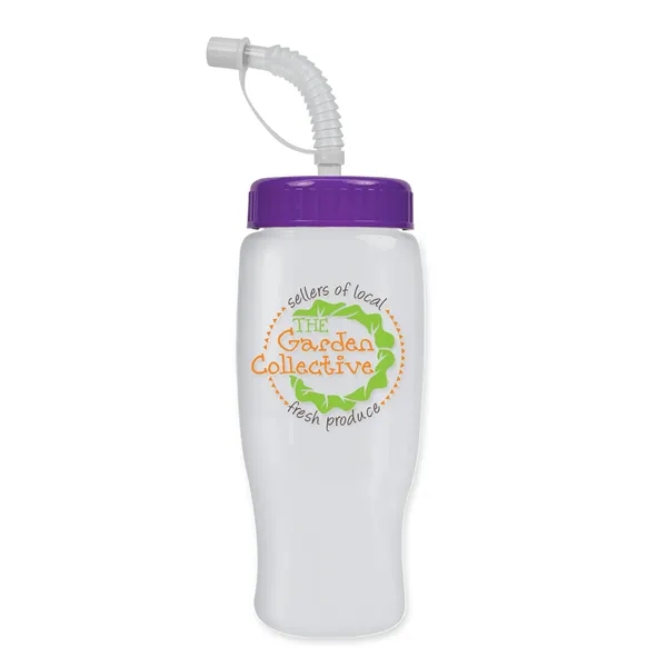 Garyline® Poly+ Recycled Bottle with Straw Lid - 27 oz.... from ASI 40480 Koozie Group